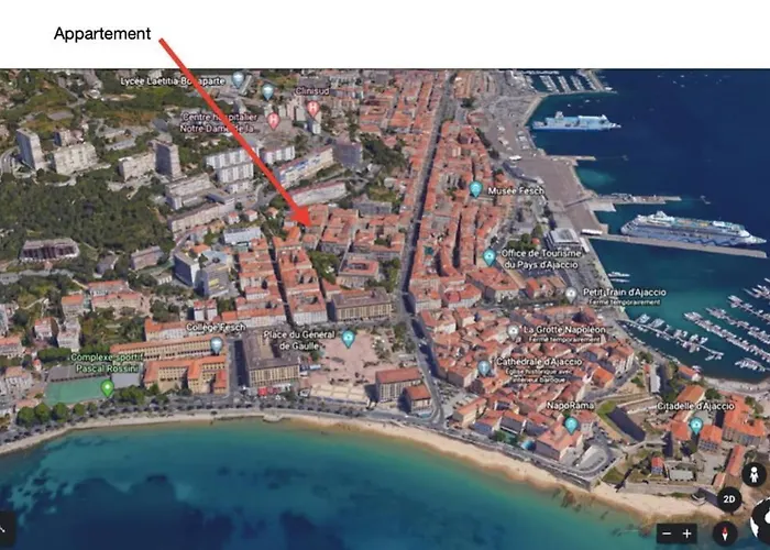 Superbe En Plein Coeur D'ajaccio Apartament *